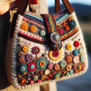 làm túi handmade bằng vải nỉ